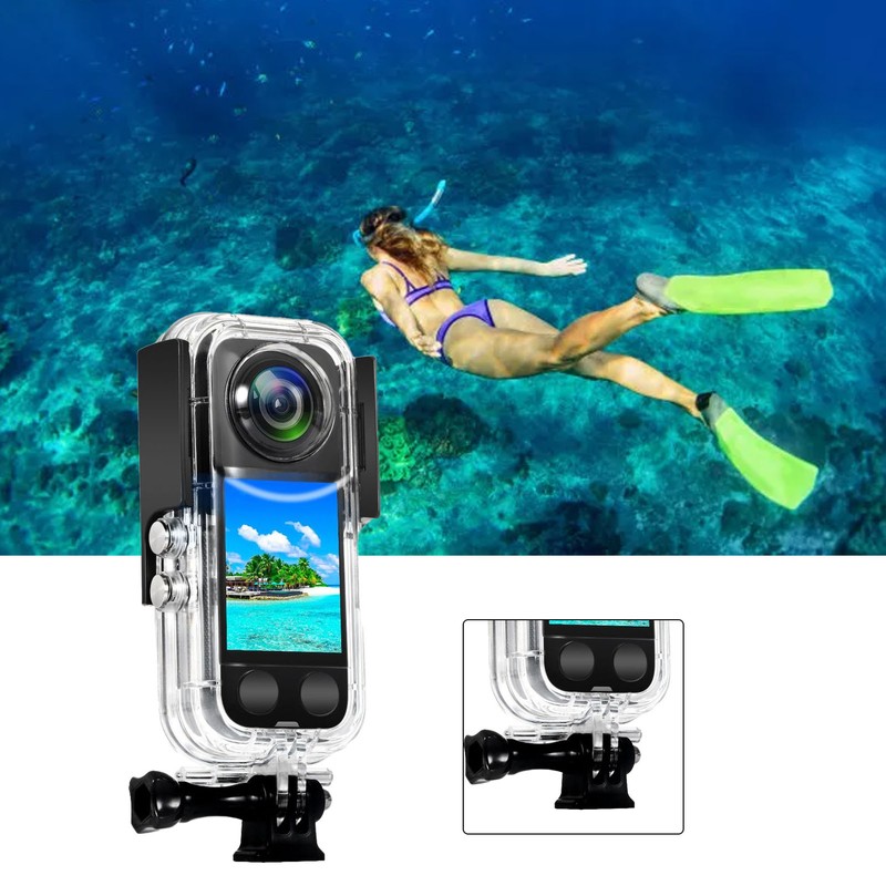 Dive Case 40m Waterproof Case Action Camera Waterproof Protective Housing