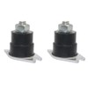 QuickMarine 325974 2 Pcs Engine Upper Motor Mounts for Johnson