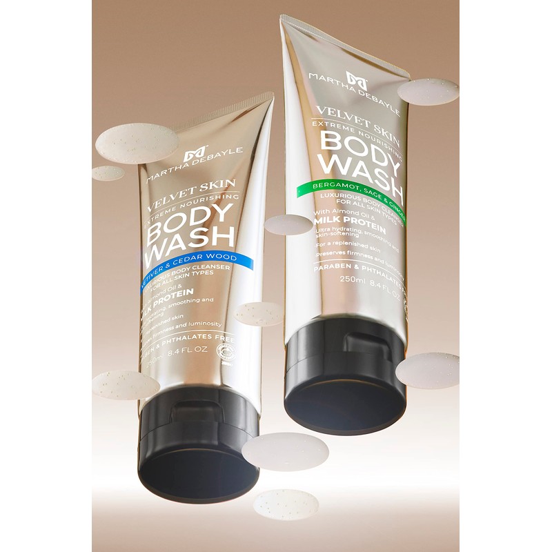 Martha Debayle Body Wash Bergamot Sage Y Ginger, color, 1