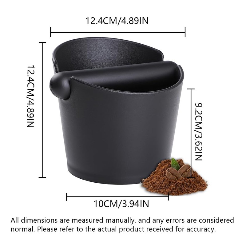 Espresso Coffee Knock Box, ABS Coffee Grounds Knock Box for