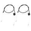 ECSiNG Set of 2 Control Cable for Push Lawnmower Replacement