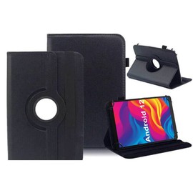 MARVUE TECH M8 /vasoun Tablet 7-inch Tablet Universal Case, HVUYAL, 360 Degree Rotation, Stand Function, Protective Case, Full Protection, Scratch-Resistant, Durable, Tablet Cover (Black)