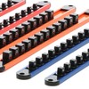 XPOtool Socket Spanner Organiser Pack of 6 360° Rotatable ABS