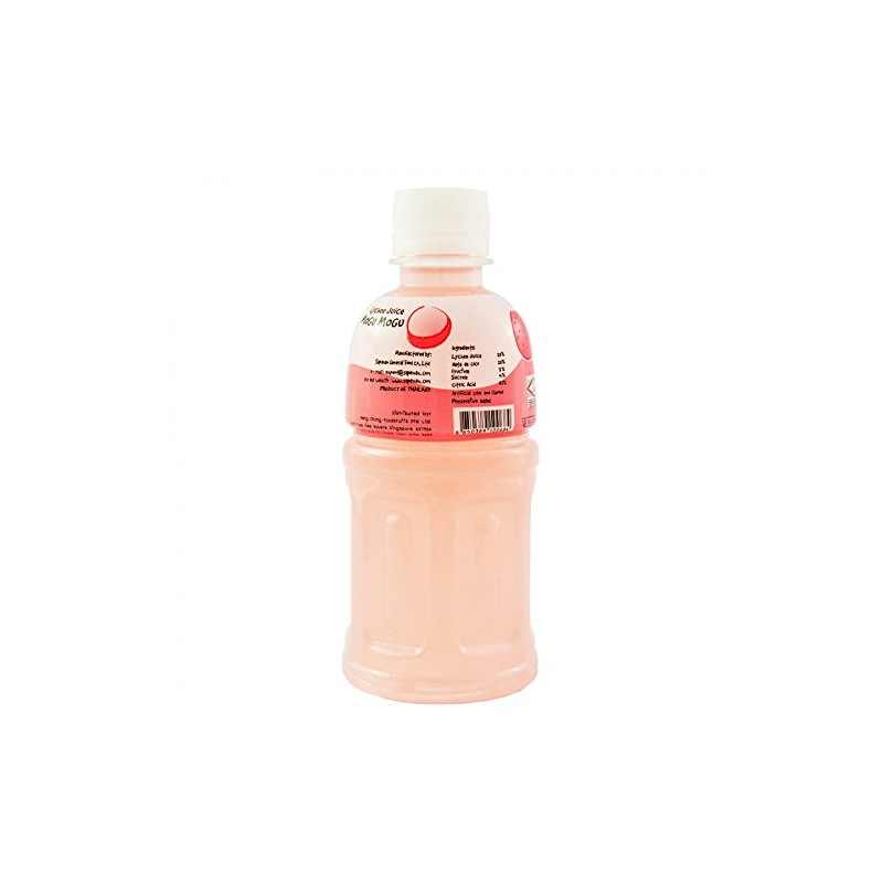 Mogu Mogu Juice with Nata De Coco, Lychee, 64.92 Ounce,