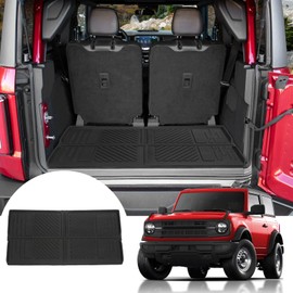 Mabett Cargo Liner Trunk Mat for Ford Bronco Accessories 2025 2024 2023 2022 2021 2-Door TPE Material All-Weather Trunk Liner to Prevent Movement and Vibration of Goods