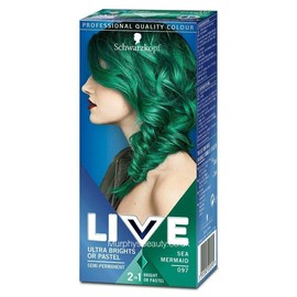 Schwarzkopf LIVE Ultra Brights or Pastel Sea Mermaid 097 Schwarzkopf