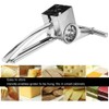 Multifunctional Rotating Cheese Grinder Stainless Steel Cutting Grater Hand Cranked