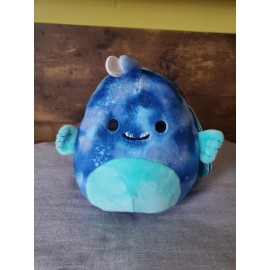 Squishmallows Deezo Angler Fish with Light Horn Blue 5" Plush NWT