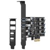 FARBOKO PCIe USB Card, 25W Power Supply, 4 Port Expansion