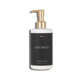 Les Deux Ultra Hydrating Body Lotion for Dry Skin - Moisturizing SKIN MOISTURIZER with Shea Butter, Jojoba Oil, Aloe - All Day Hydration, 10 Fl OZ, No 3 - (Santal, Vetiver, Eucalyptus)