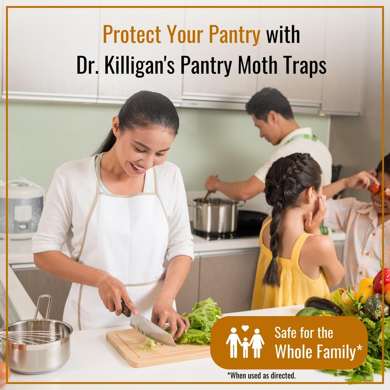 Dr. Killigan's Premium Double Potent Pantry Moth Traps with Pheromones