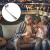 Baluue Stainless Steel Angled Spoon for Elderly Patients, Self-Feeding Utensil