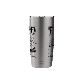 Black Crow, F-Caw-F Funny Black Bird Stainless Steel Insulated Tumbler