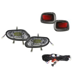 EZGO TXT 2014 Freedom LED Light Kit, Headlights, Taillights, Wiring Harness