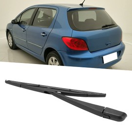 Rear Windscreen Wiper, Rear Windscreen Wiper Arm Blade Set 6429T1 Replacement for Peugeot 307 2000-2012