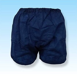 Disposable/30 Pieces (Paper Pants) Paper Trunks (Length Slightly Longer Type) Navy Blue One Size Fits All Unisex (Beauty Salons, Massage Parlors/Travel, Hospitalization, Disasters, Nursing Care/Paper Shorts, Paper Shorts)
