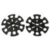 sononia Trekking Pole Hiking for 4 Pcs Replacement Rubber Snowflake Snow