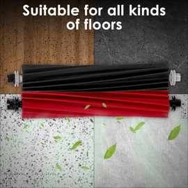 CHAIN PEAK (2 Pack) Main Brush Roller Brushes Compatible with Roborock S8 Pro Ultra/ Q5 Pro/ Q5 Pro+/ Q8 Max/ Q8 Max+, Dual Roller Brushes Rubber Brush Replacement Parts, Multi-Surface Brushes 1 Set