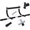 Steel Pull Up/Chin Up Bar Adjustable Power Black For Pull