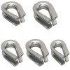5 PC 5/16" HEAVY DUTY Stainless Steel Wire Rope Thimble