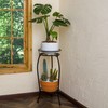 FaithLand 2 Pack Metal Plant Stands, Tall Planter Holder Indoor
