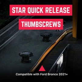GP Star Thumb Screws, M8 Bolt Set for Easy Bronco Top Removal Lift & Cargo Cover Installation, Compatible with Tie Downs, Bronco Accessories for Ford Bronco, 8 Pack - GPCA