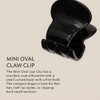 France Luxe Mini Oval Jaw - Black
