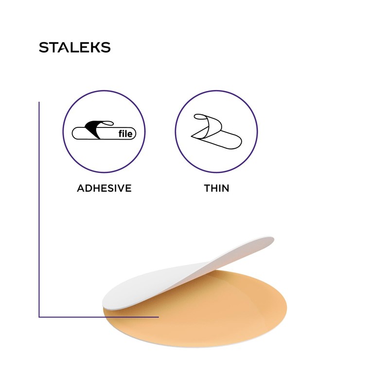 STALEKS PRO PODODISC S 80 Grit Replacement Pads White (Pack