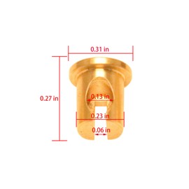 iTobest Universal Carburetor Throttle Cable End Joint Guide Nut fits for ATV Models, for Polaris, for Suzuki, for Yamaha ATV