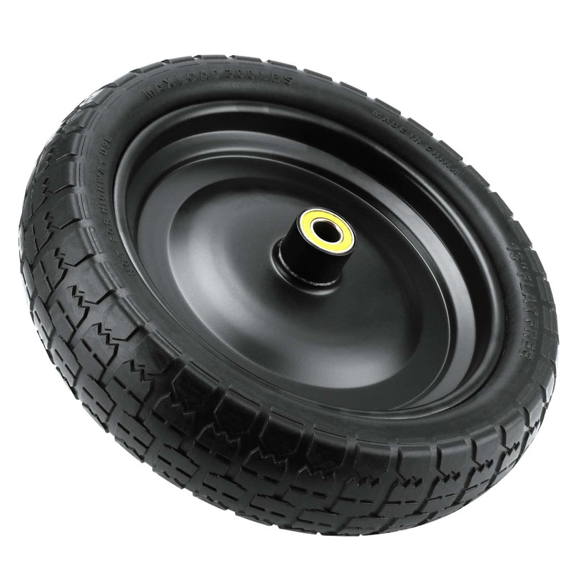 TAICHEUT 2 Pack 13 Inch Flat-Free Tires for Carts, Gorilla