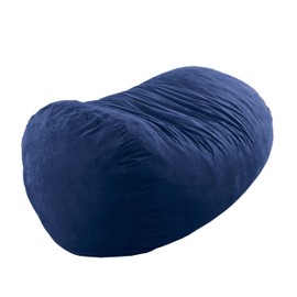 Christopher Knight Home David Midnight Blue Faux Suede 8 Foot Lounger Bean Bag