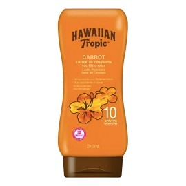 Protector Solar Hawaiian Tropic Carrot Fps 10 3 Pzs De 240ml