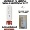 Replacement Remote Control Wall Mount Holder for Standard IR Remote