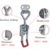 Accessbuy Toggle Clamp Latch 4001 Style,150Kg 330Lbs Holding Capacity Toggle