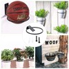 GIAK 3Pcs Flower Pot Holder Ring Wall Mounted 4 inch