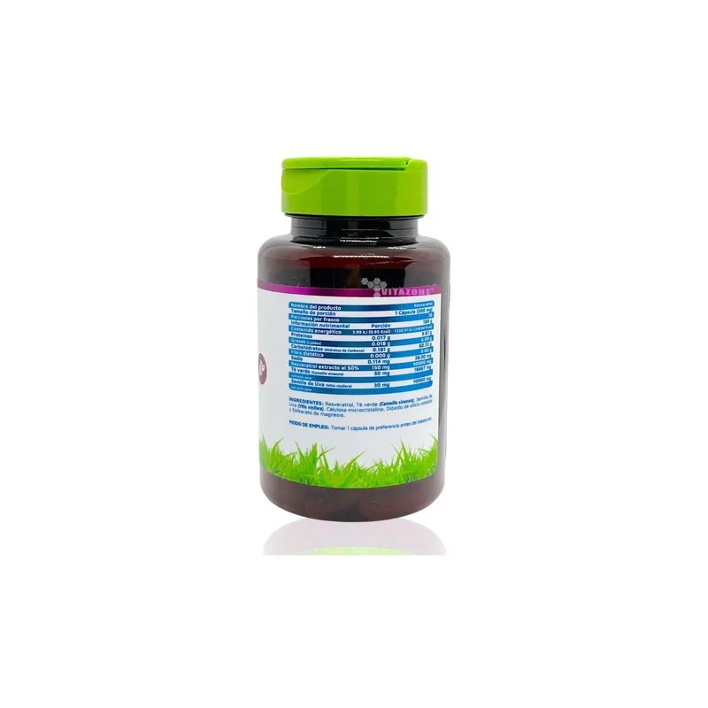 Resveratrol Té Verde Semilla De Uva 30 Caps Vidanat