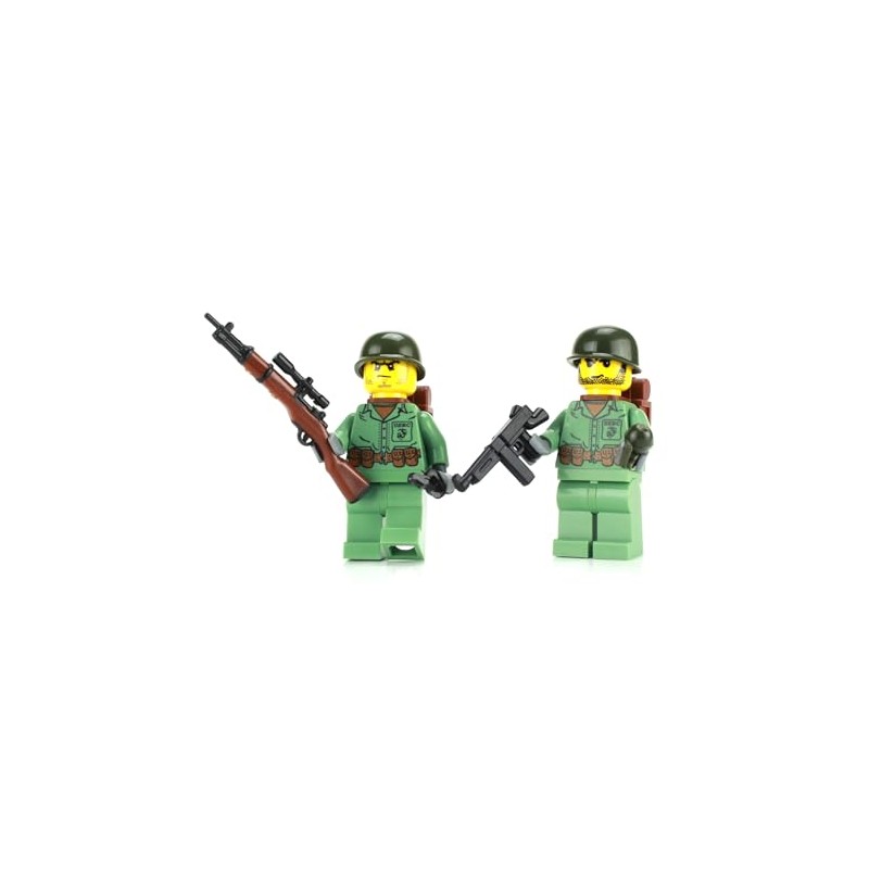 Battle Brick 1.6 Inches Tall Collectible US Marine WW2 Soldiers