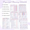 1Pack ADHD Cleaning Planner, Editable ADHD Cleaning Schedule Checklist Organizer,