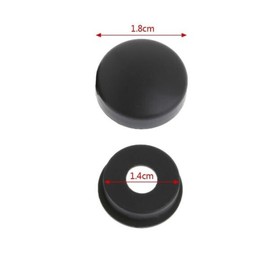 ABS Chrome License Plate Frame Screw Nut Cap + Bolt Cover Set of 8 for E7CA Cars / 자동차 E7CA 용 ABS 크롬 번호판 프레임 나사 너트 캡 + 볼트 커버 세트 8 개