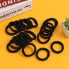 Hairmere Chubby & Tight Black Hair Tie 20p Black / 헤어미어 통통 짱짱 검정 머리끈 20p 블랙