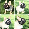 Short Snout Dog Muzzle Bulldog Muzzle Adjustable Breathable Mesh for