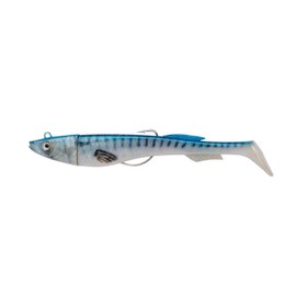 Berkley PowerBait® Power® Sardine; Weedless Soft Plastic Lure for Saltwater Fish Anglers; Scented Swimbait for Seabass; Boat & Shore Fishing with Flashing Action & Spare Bodies, 12cm, Hot Cod