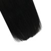 Ugeat Keratin Black Hair Extensions 22 inch Flat Tip Human