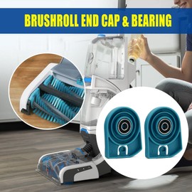 LLTKLMGSM 440013513 Brushroll End Cap with Bearing for Hoover Smartwash Pet Cleaners FH52000, FH52001, FH53000, Compatible with Dirt Devil & Royal Vacuums, 2 Pack Replacement Parts (2)