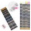 Mabor 8 Pcs Diamond Art Pen Rhinestone Picker Pencil Nail