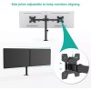 Wali Soporte Para 2 Monitores Doble Dual Escritorio Wali M002