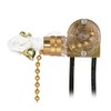 Satco PULL Chain CANOPY SWITCH BRASS