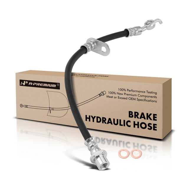 A-Premium Rear Driver Brake Hydraulic Hose Compatible with Toyota, Lexus