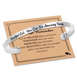 Christmas Stocking Stuffers Bracelets Gifts for Teen Girls Granddaughter Jewelry Birthday Valentine's Day Baptism Confirmation First Communion 6 8 10 12 14 16 Year Old Teenage Girl Tween Teens Kids