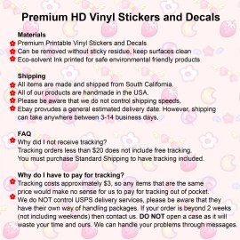 Blue Anime Girl Chibi Peace Sign Vinyl Decal Sticker Kawaii Cutie Anime Chick